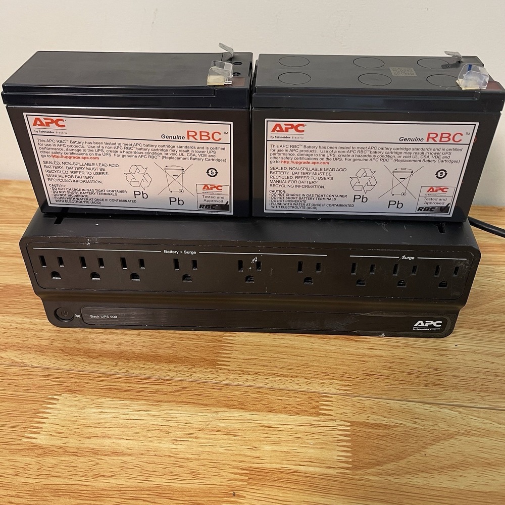 APC BVN900M1 Back-UPS 900VA Battery Backup System 9 Outlets 2 Batteries